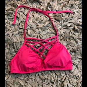 Pink bathing suit top